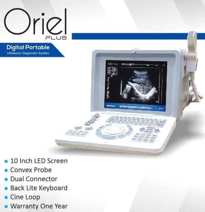 Digital Portable Full Ultrasound Machine – Oriel Plus – Safdar Surgical ...